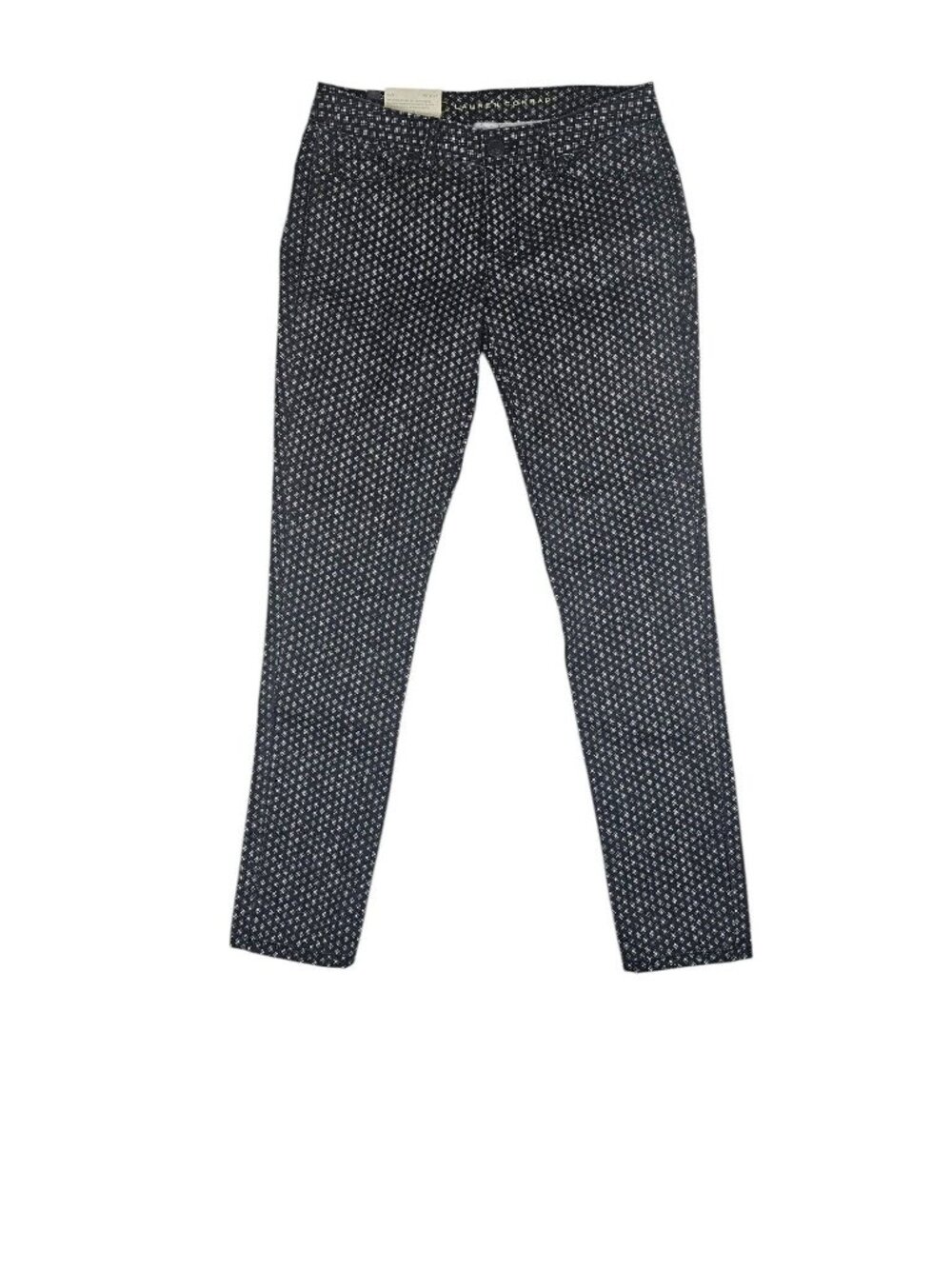 LC Lauren Conrad "The Pencil" Pants Size 6 Black White NWT